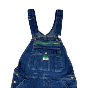 Liberty Overall Coverall Denim Jeans Carpenter Workwear Cotton Size 34x32